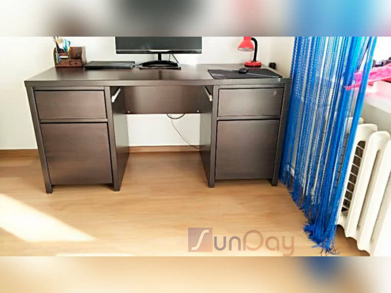 фото 3 Стіл письмовий Каспіан BIU2D2S (венге) BRW-Україна
