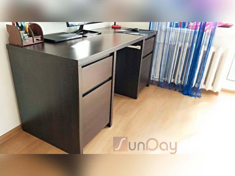 фото 4 Стіл письмовий Каспіан BIU2D2S (венге) BRW-Україна