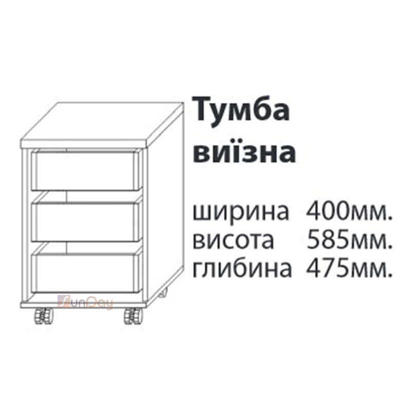 фото 3 Тумба выездная детской Домино