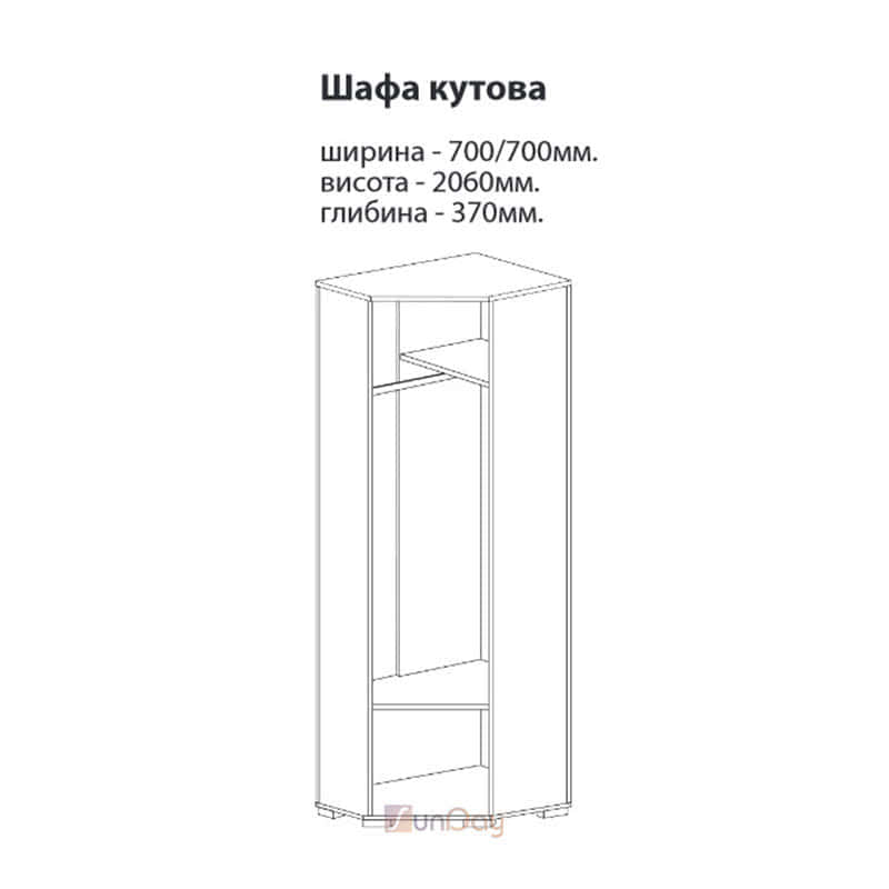 фото 2 Кутова шафа передпокою Віва